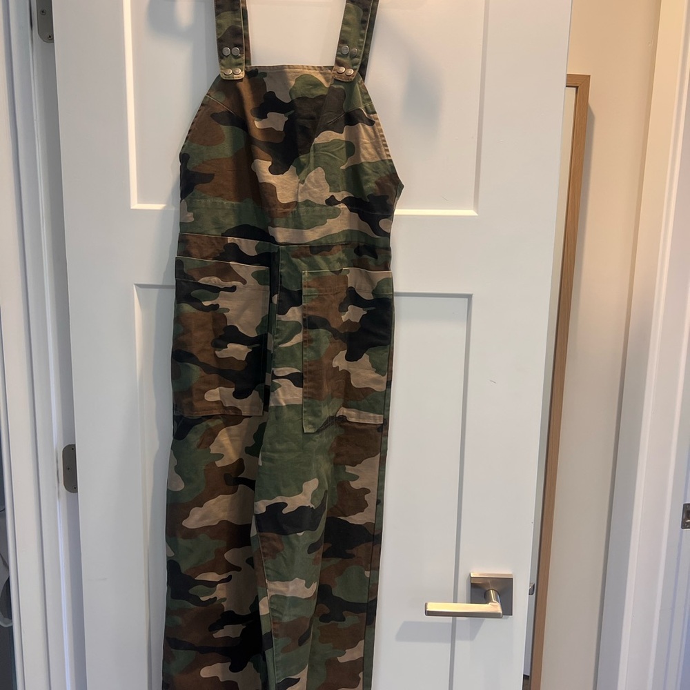 RVCA Camouflage Jumpsuit